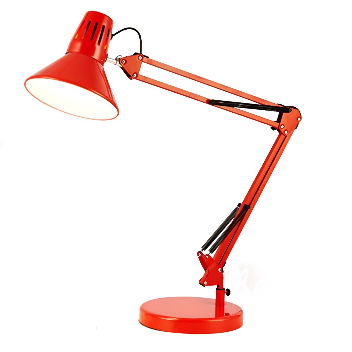 Nordic Style Table Lamp with Metal Cone Shade | Herness