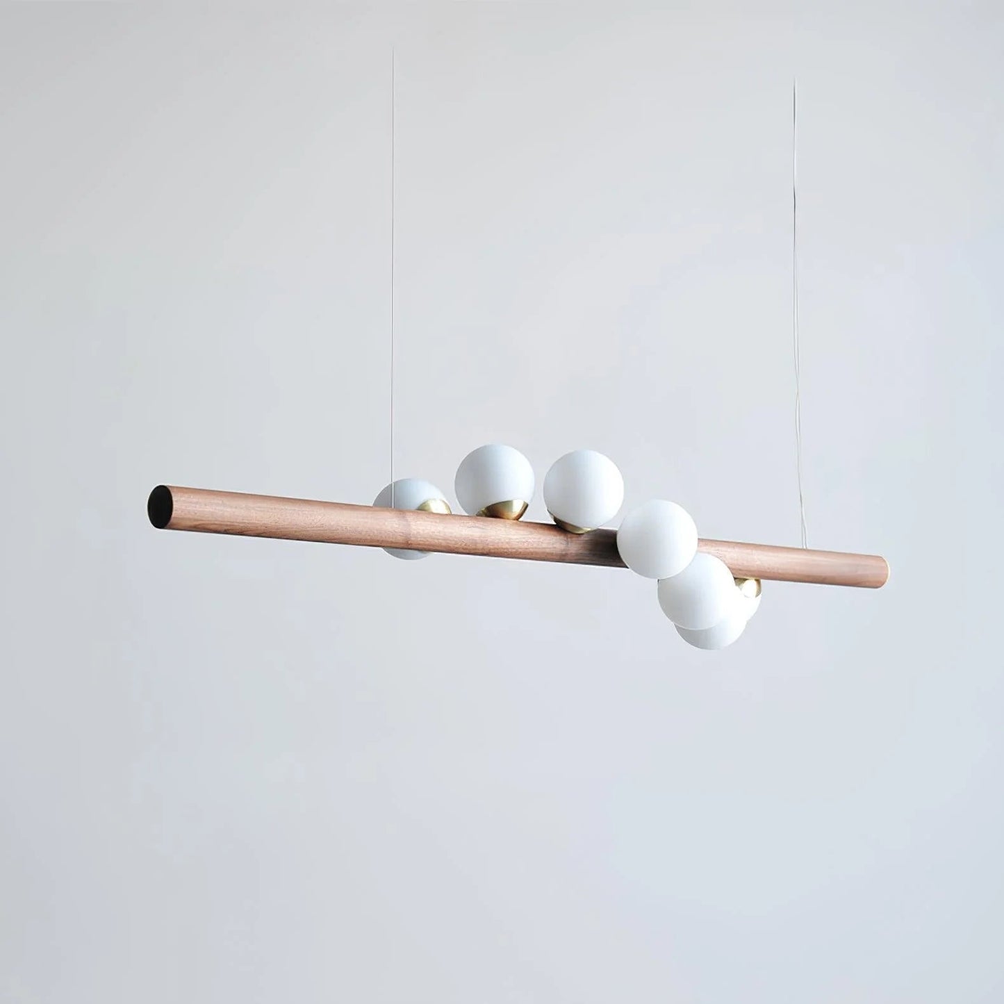 Nordic Timber Finish Pendant Light Modern Design | Vornix