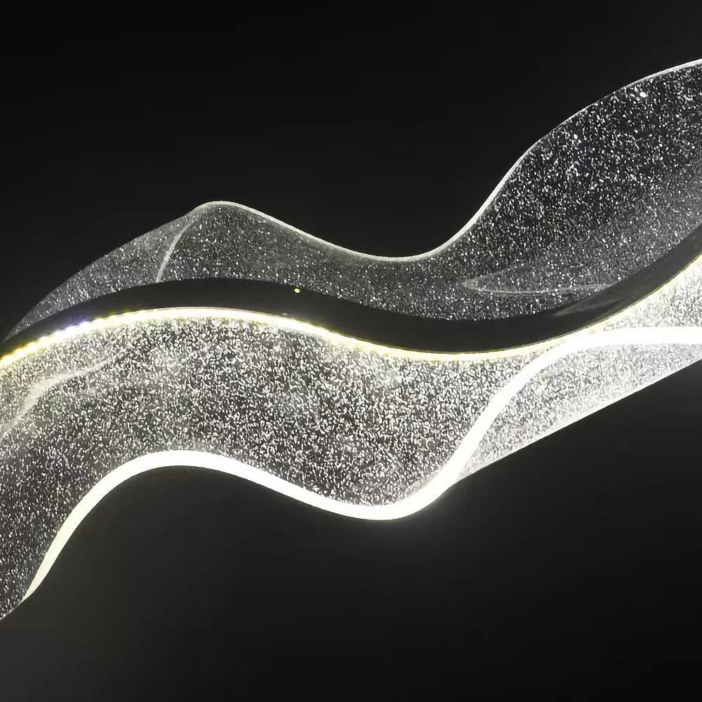 Nordic Wavy LED Pendant Light for Kitchen and Workspace | Renlora