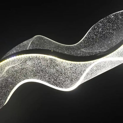Nordic Wavy LED Pendant Light for Kitchen and Workspace | Renlora