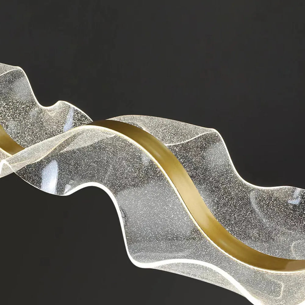 Nordic Wavy LED Pendant Light for Kitchen and Workspace | Renlora