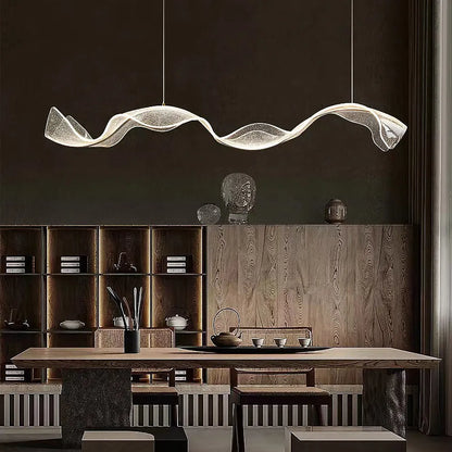 Nordic Wavy LED Pendant Light for Kitchen and Workspace | Renlora
