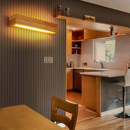 Nordic Wood LED Wall Light for Daily Home Use | Woodora