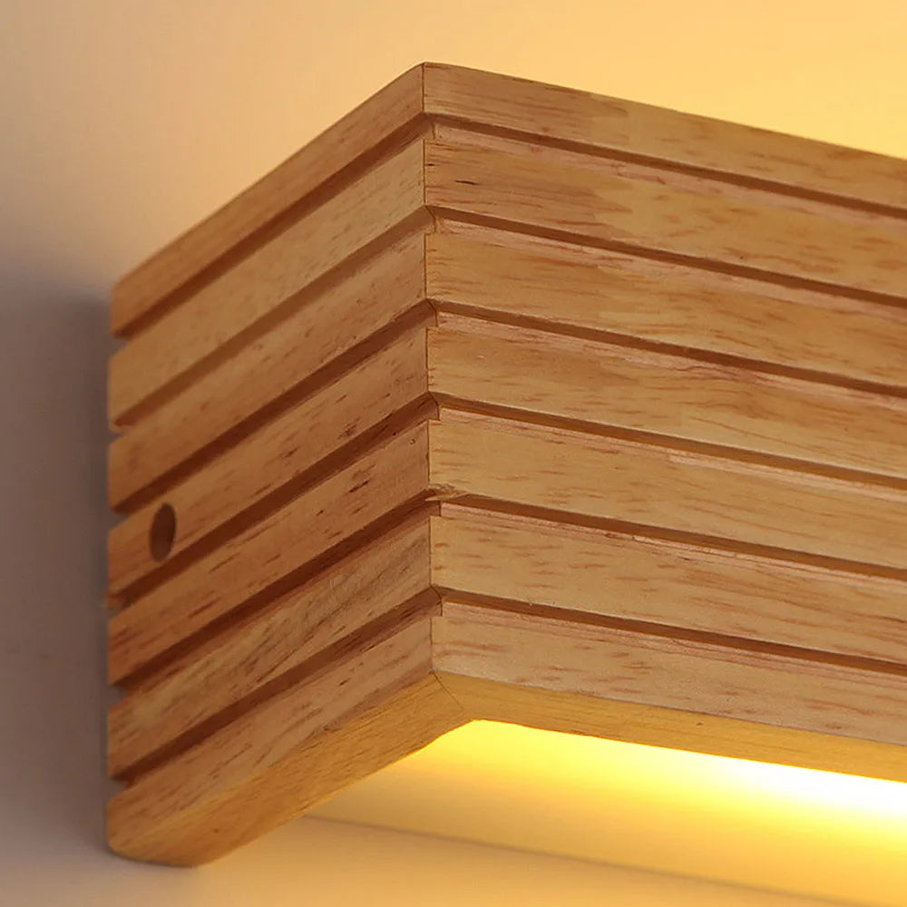 Nordic Wood LED Wall Light for Daily Home Use | Woodora