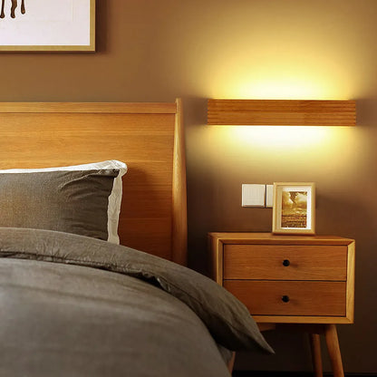 Nordic Wood LED Wall Light for Daily Home Use | Woodora