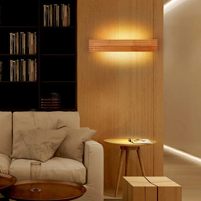 Nordic Wood LED Wall Light for Daily Home Use | Woodora