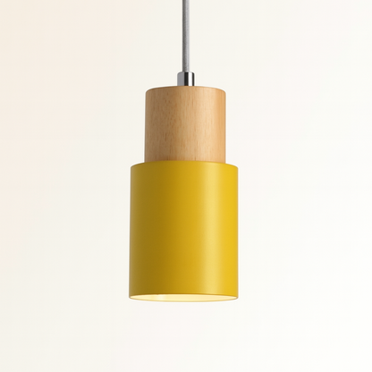 Nordic Wood Metal Pendant Light Fixture | Selvara