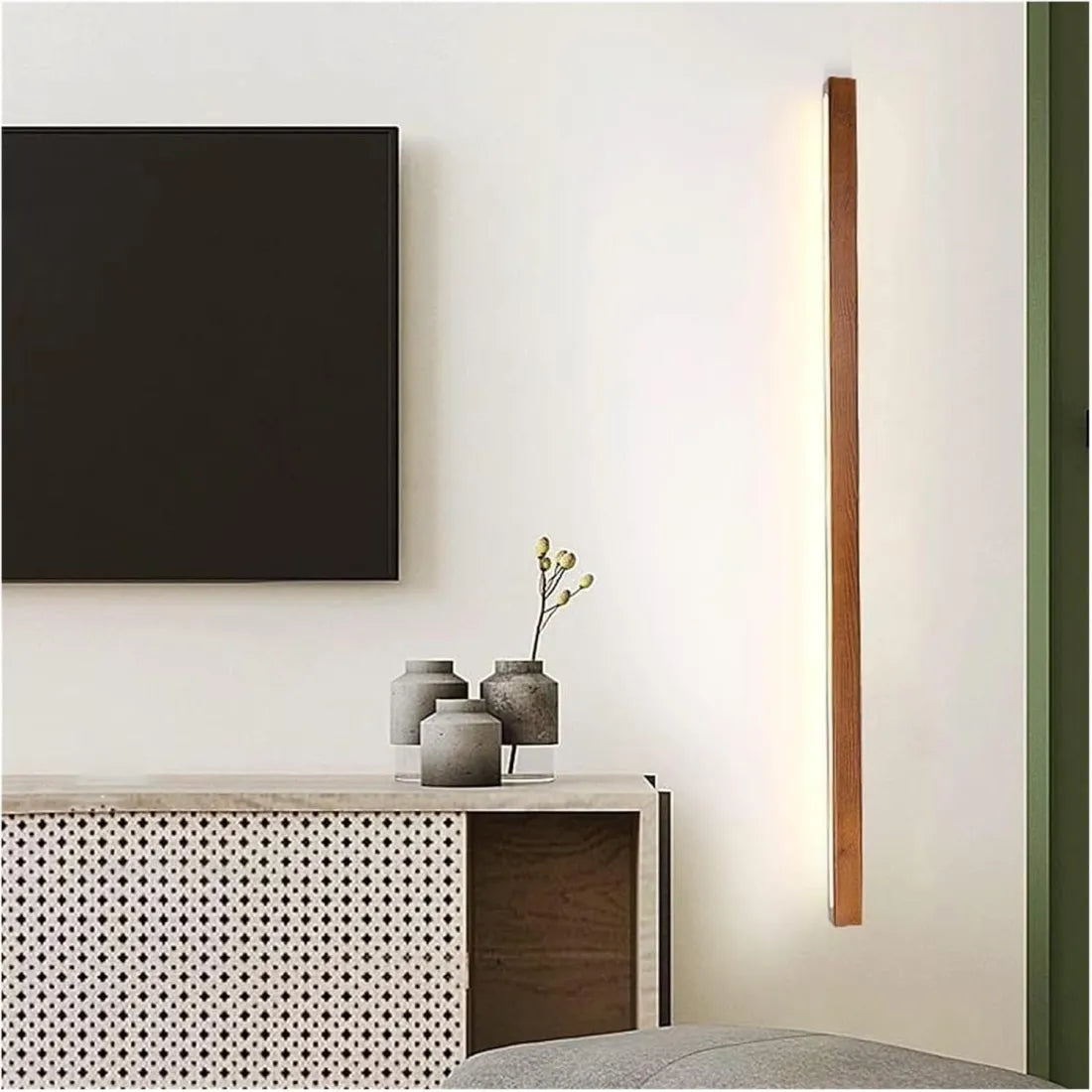 Nordic Wood Mirror Wall Light for Everyday Rooms | Lignis