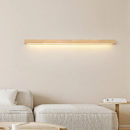 Nordic Wood Mirror Wall Light for Everyday Rooms | Lignis