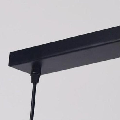 Nordic Wood and Metal LED Pendant Light Fixture | Lurenta