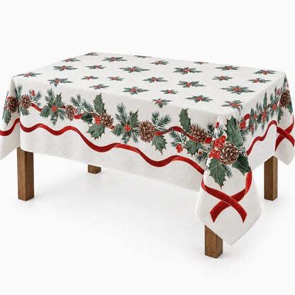 Oblong Holiday Dining Table Cover