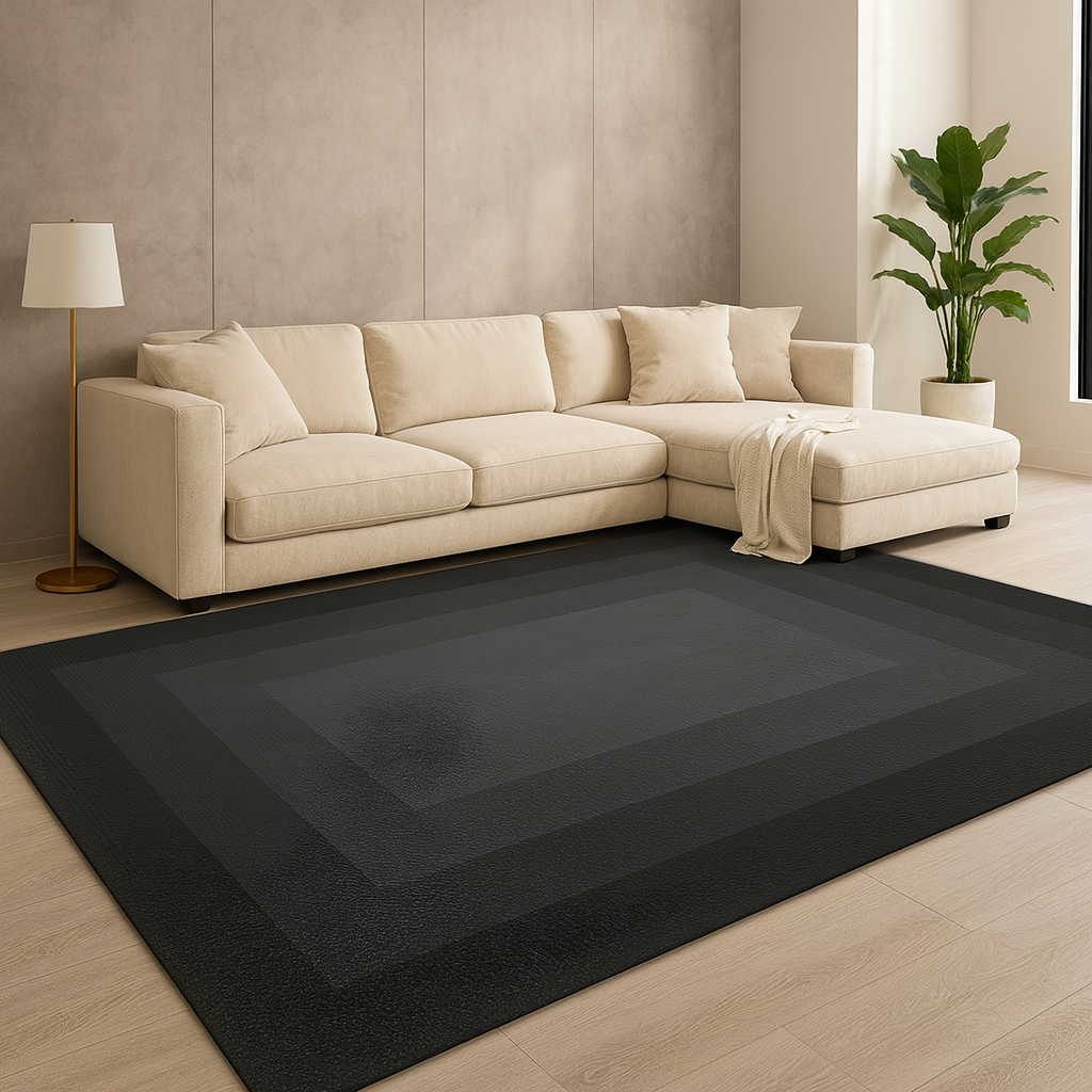Ombre Gradient Polyester Nordic Living Room Rug | Vandalo