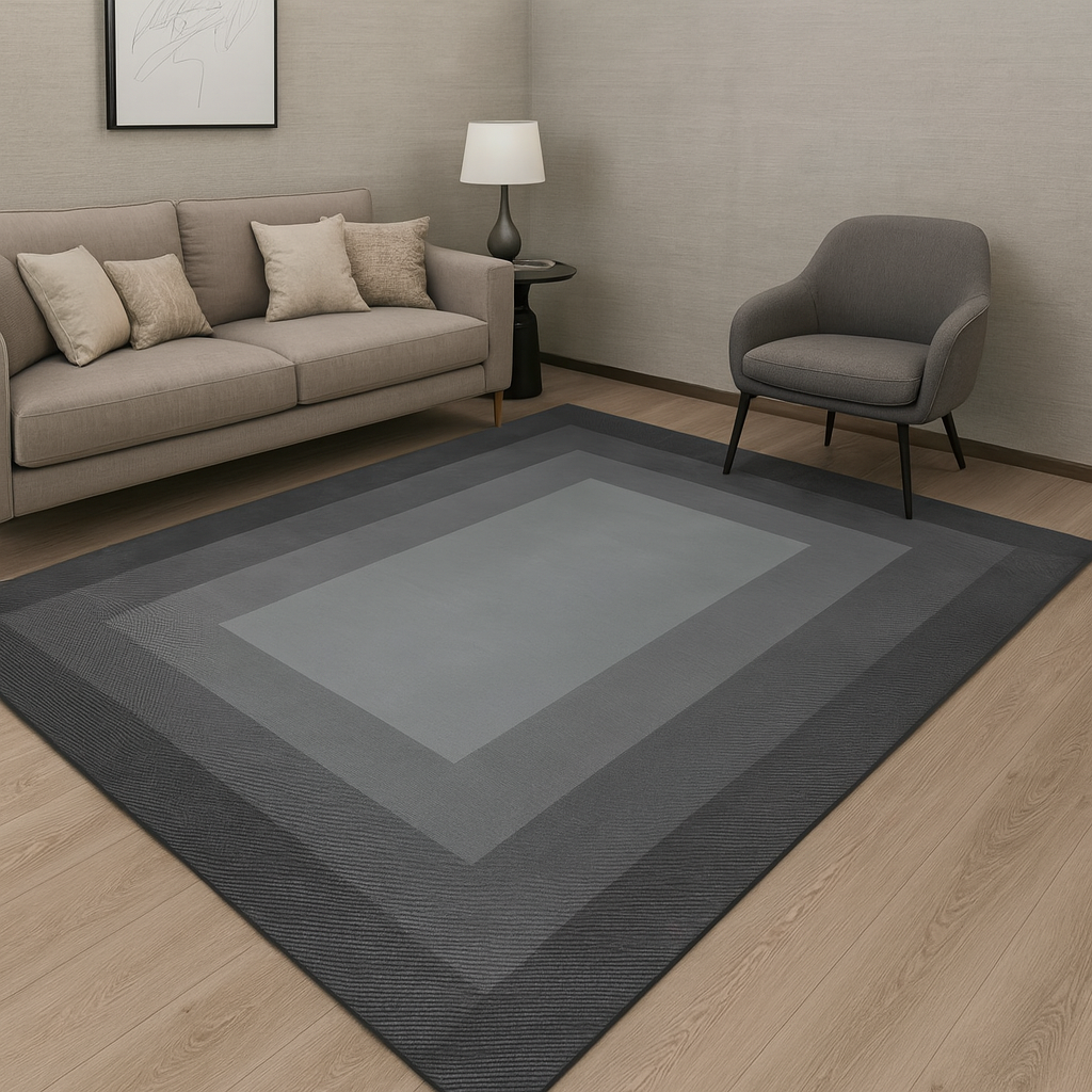 Ombre Pattern Polyester Rug Nordic Modern Living Room | Norvela