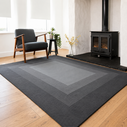 Ombre Pattern Polyester Rug Nordic Modern Living Room | Norvela