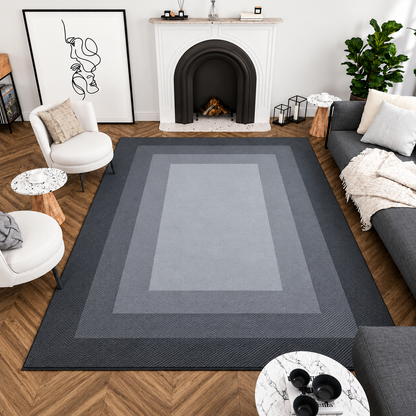 Ombre Pattern Polyester Rug Nordic Modern Living Room | Norvela