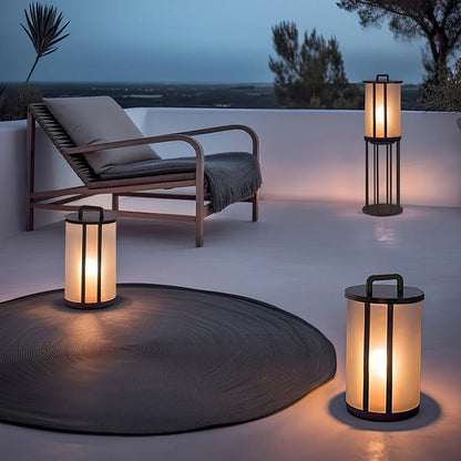 Outdoor Acrylic LED Pillar Lantern Light Modern Design | Ravion