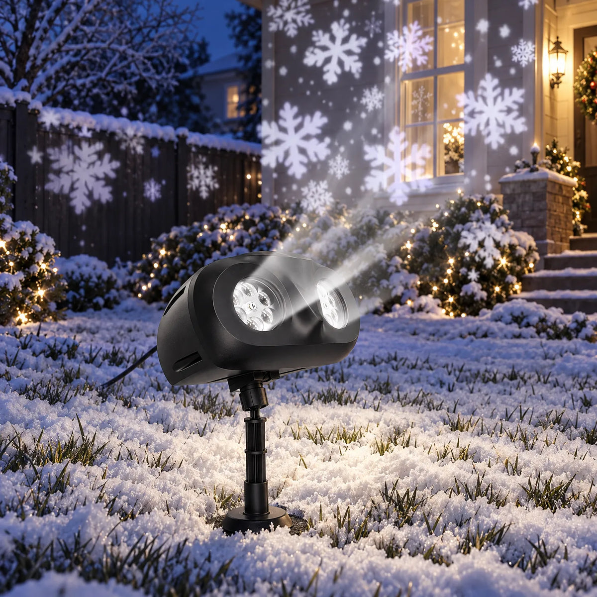 Outdoor Christmas Snowflake Projector Light