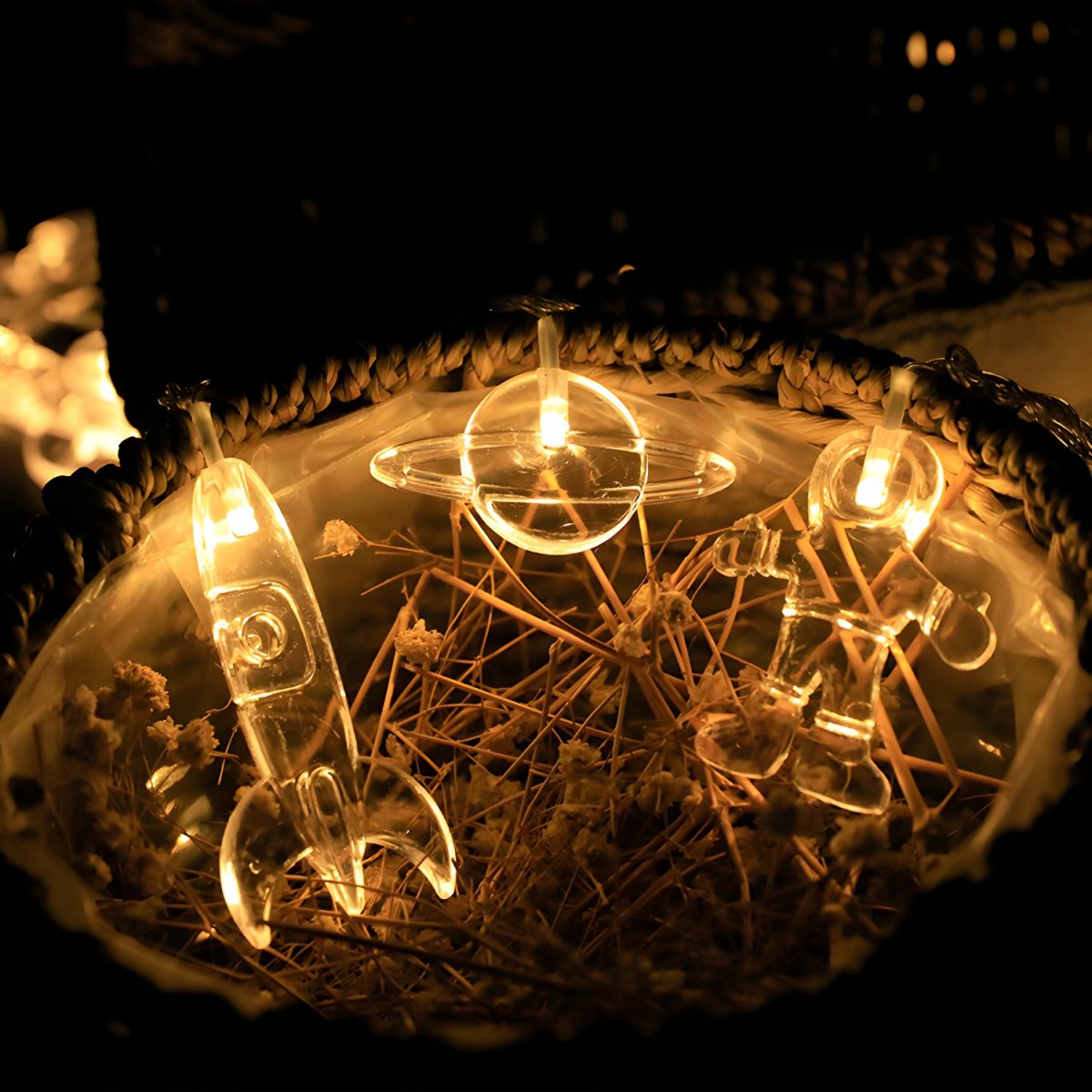 Outdoor LED Fairy String Lights Clear Plastic | Ternico