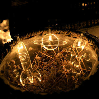 Outdoor LED Fairy String Lights Clear Plastic | Ternico
