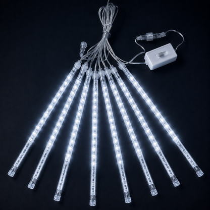 Outdoor LED Meteor Shower Curtain String Light | Pernico