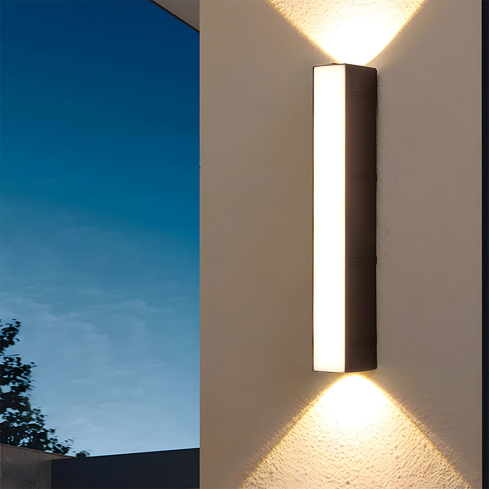 Outdoor LED Wall Light Tube Minimalist Modern | Morlix