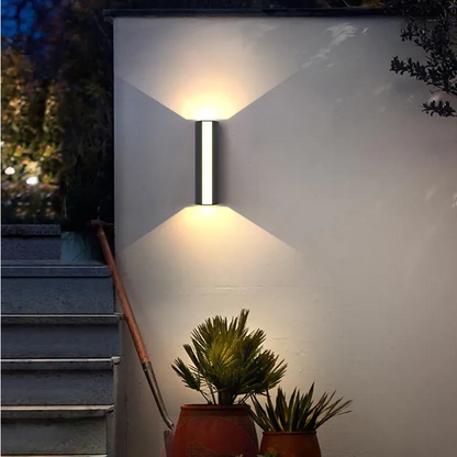 Outdoor LED Wall Light Tube Minimalist Modern | Morlix