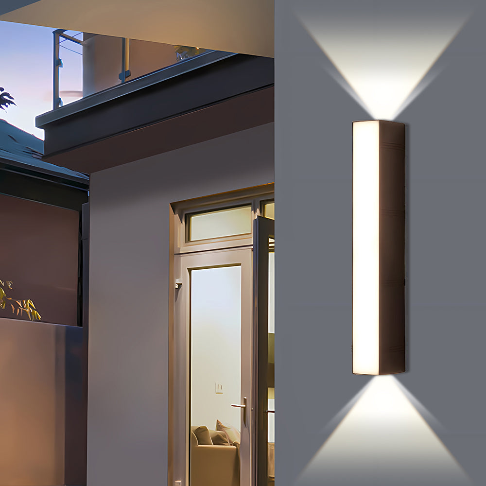 Outdoor LED Wall Light Tube Minimalist Modern | Morlix