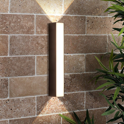 Outdoor LED Wall Light Tube Minimalist Modern | Morlix