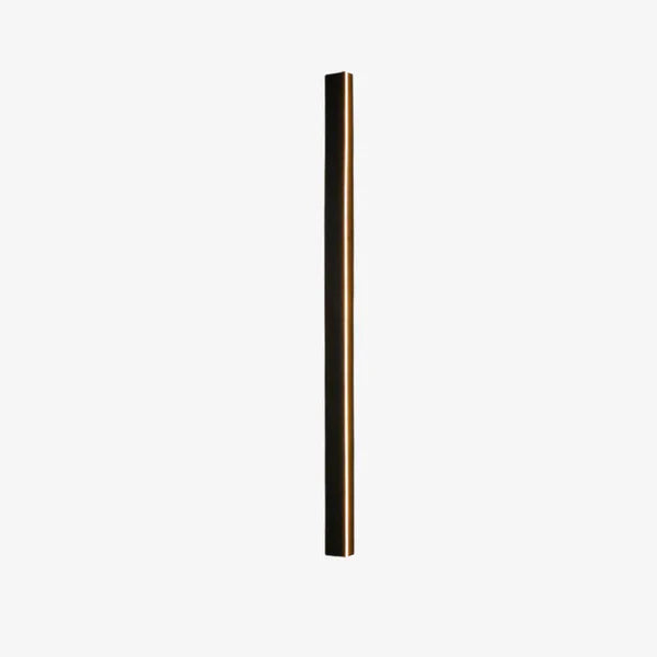Outdoor Linear LED Wall Light Black for Garden Use | Halvex