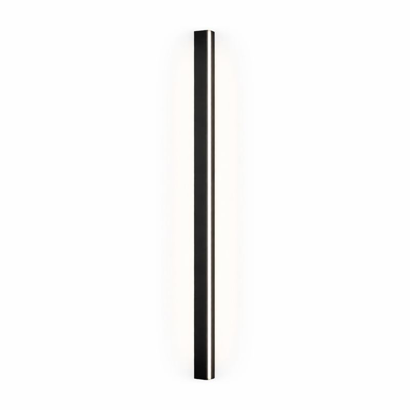 Outdoor Linear LED Wall Light Black for Garden Use | Halvex