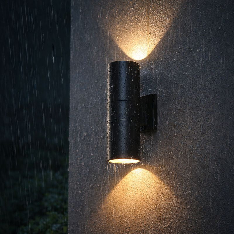 Outdoor Metal Double Head Wall Light Modern Design | Carvora