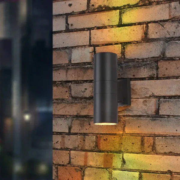 Outdoor Metal Double Head Wall Light Modern Design | Carvora