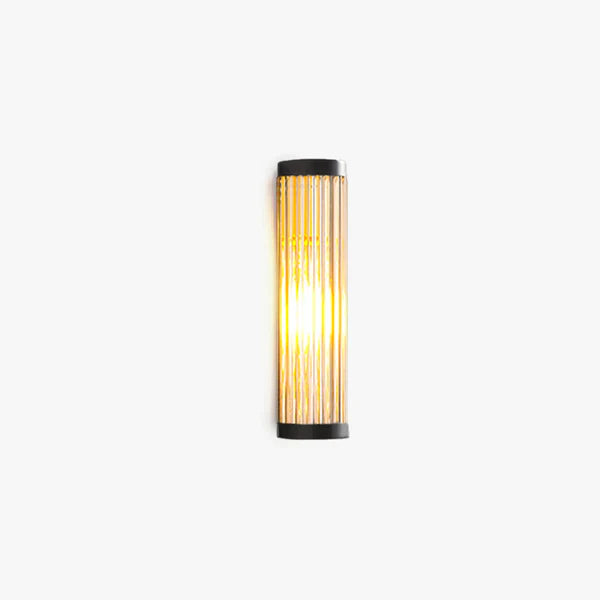 Outdoor Metal Glass Wall Light Warm LED Exterior | Telqor