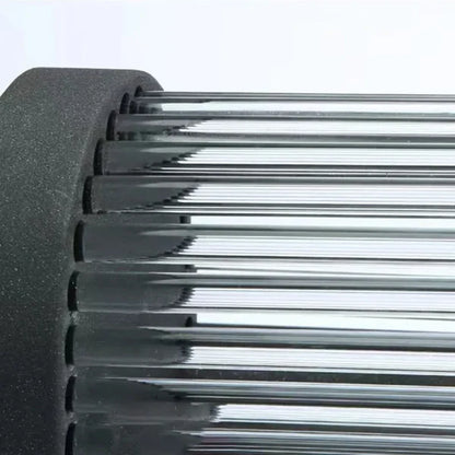 Outdoor Metal Glass Wall Light Warm LED Exterior | Telqor