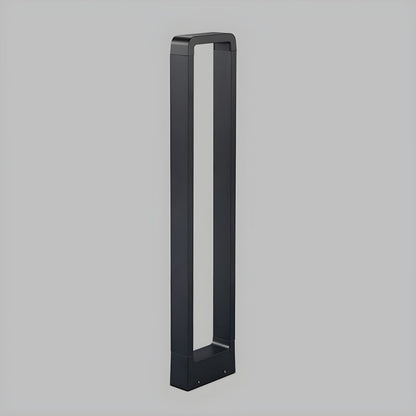 Outdoor Metal Pillar Light Glass Shade Modern Design | Marvexo