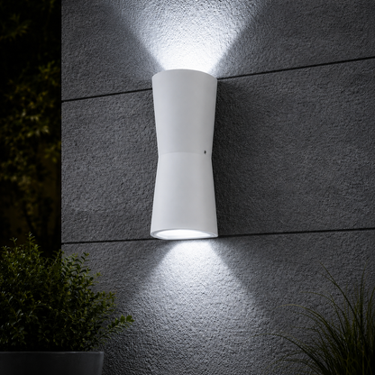 Outdoor Metal Torch Wall Light Minimalist LED Design | Bonvex