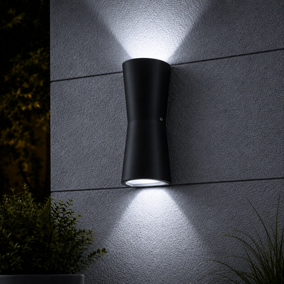 Outdoor Metal Torch Wall Light Minimalist LED Design | Bonvex