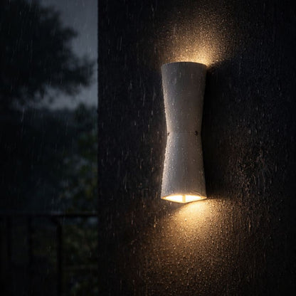 Outdoor Metal Torch Wall Light Minimalist LED Design | Bonvex