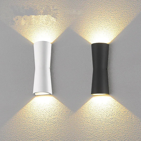 Outdoor Metal Torch Wall Light Minimalist LED Design | Bonvex