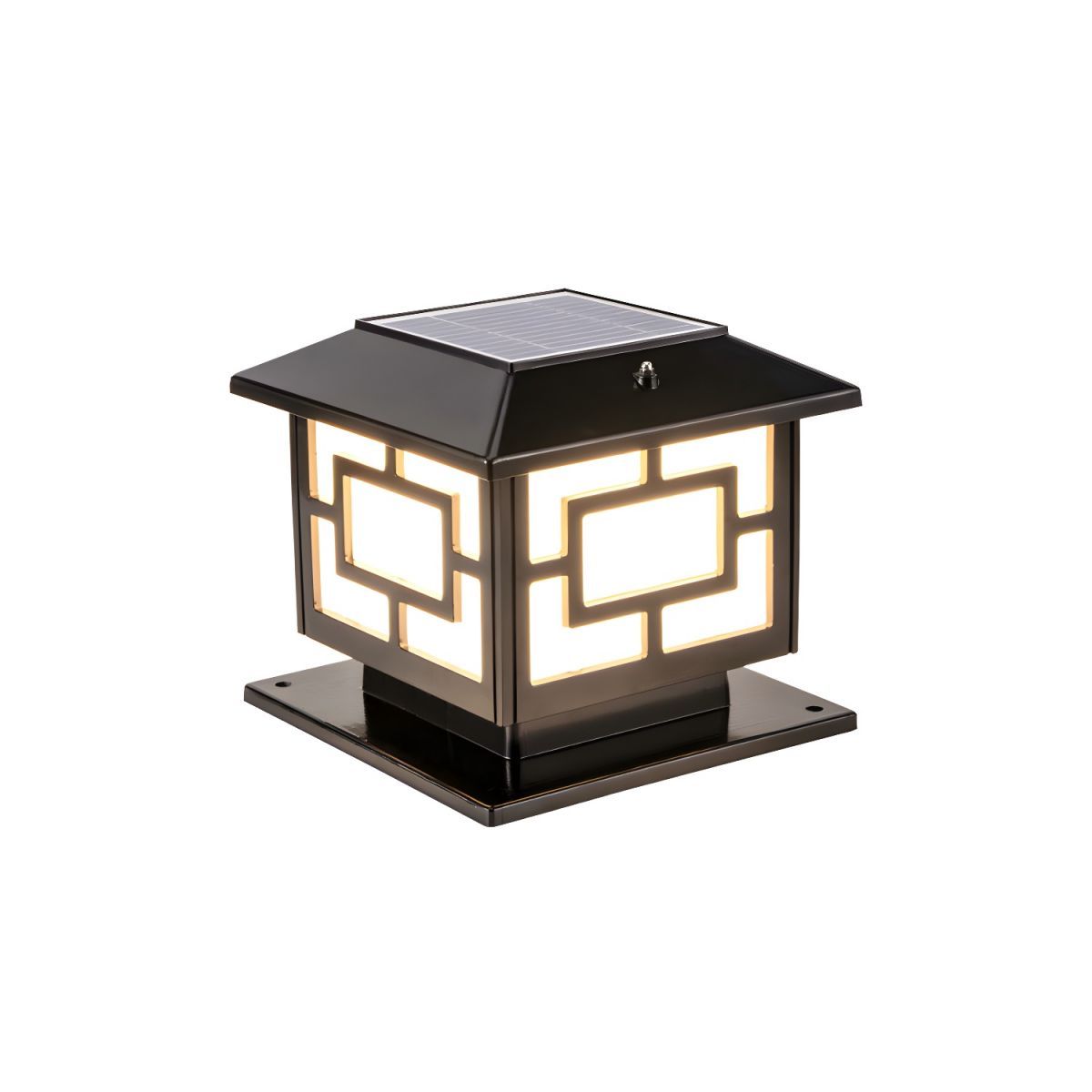 Outdoor Pier Mount Light Acrylic Single Bulb Fixture | Quelnico