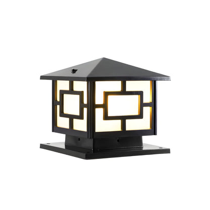 Outdoor Pier Mount Light Acrylic Single Bulb Fixture | Quelnico