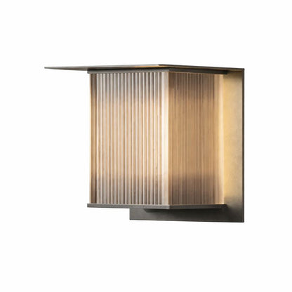 Outdoor Rectangular Wall Light Modern Metal Design | Solqen