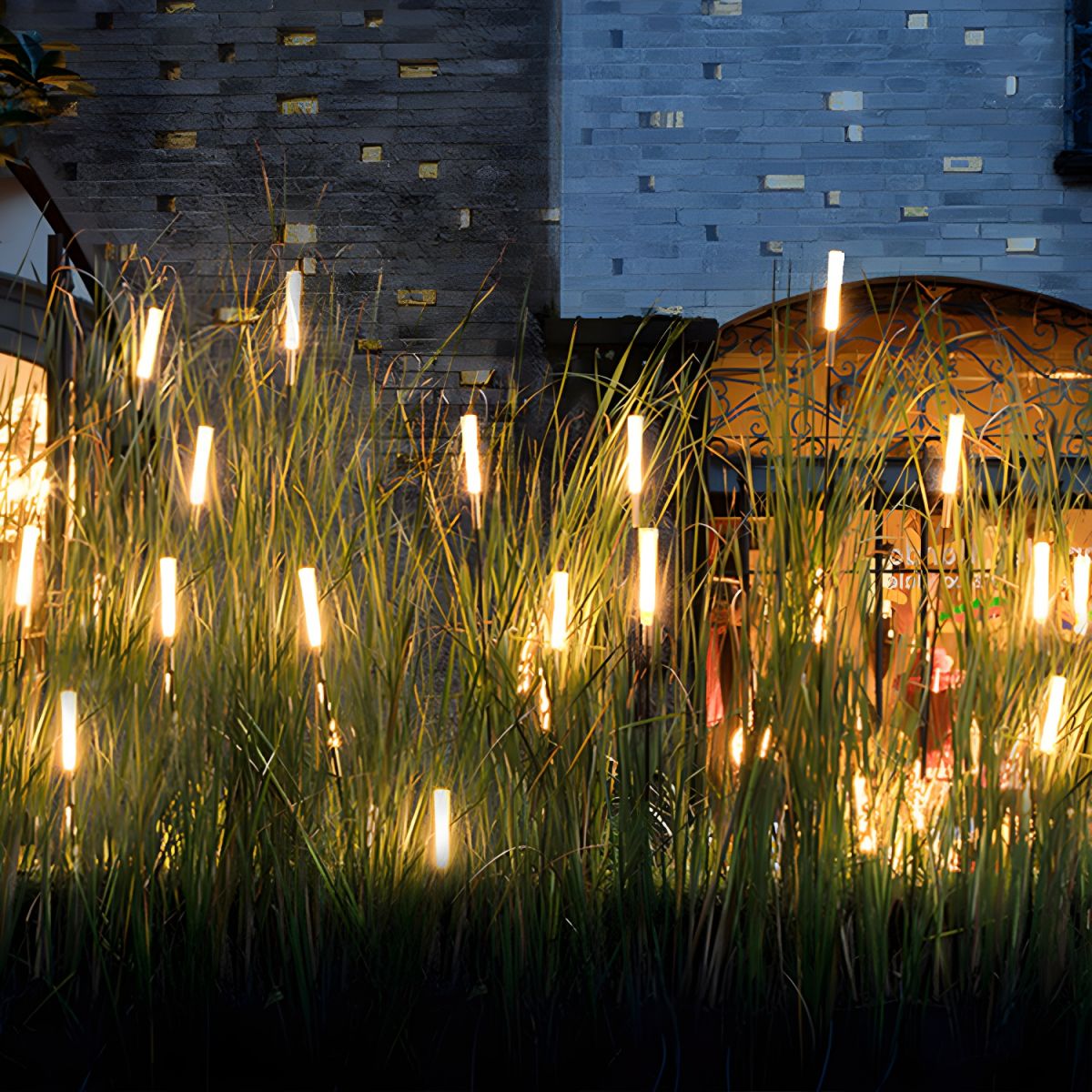Outdoor Reed Style Acrylic Ground Light Minimal | Yernico