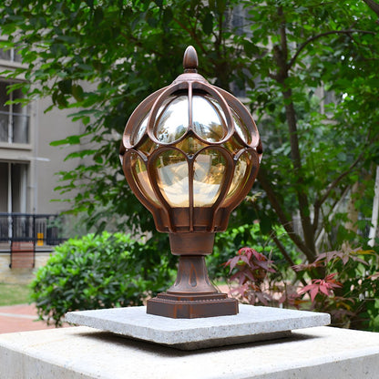 Outdoor Round Ceiling Light Nordic Metal Design | Quinra