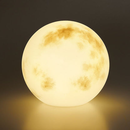 Outdoor Round Solar LED Light Multi Colour Resin Design | Korvane