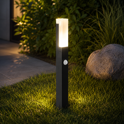 Outdoor Sensor Path Light Metal Garden Modern Design | Narvix