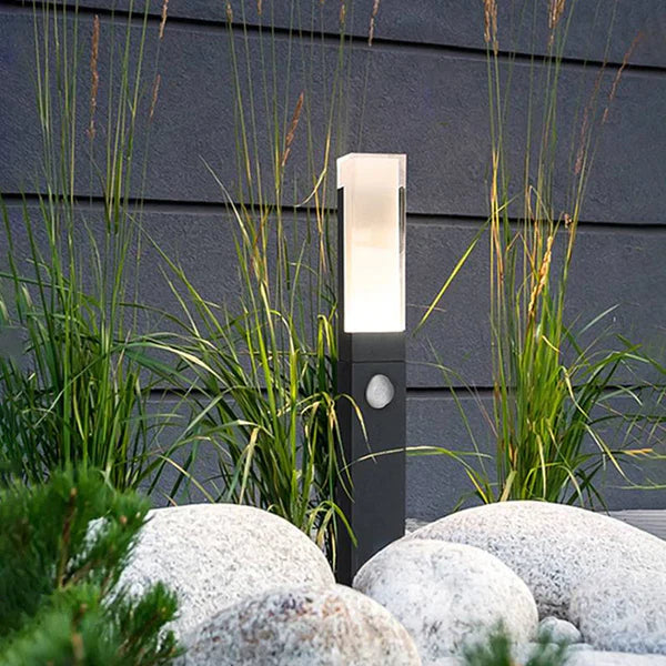 Outdoor Sensor Path Light Metal Garden Modern Design | Narvix