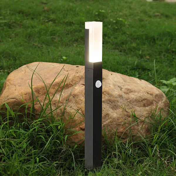 Outdoor Sensor Path Light Metal Garden Modern Design | Narvix