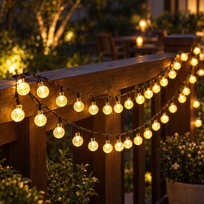 Outdoor Solar Christmas String Lights