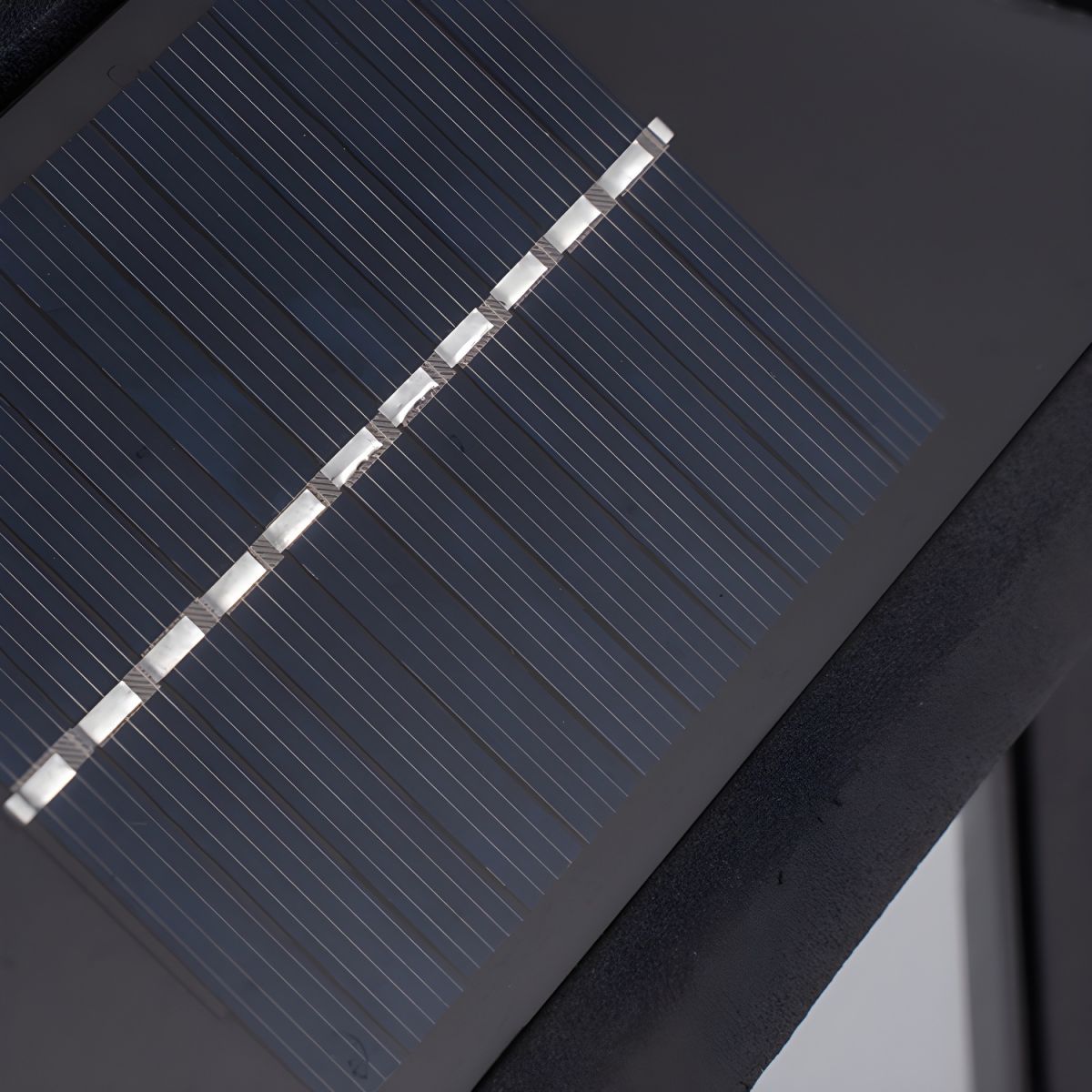 Outdoor Solar LED Metal Wall Light Rectangular Modern | Dorvexi